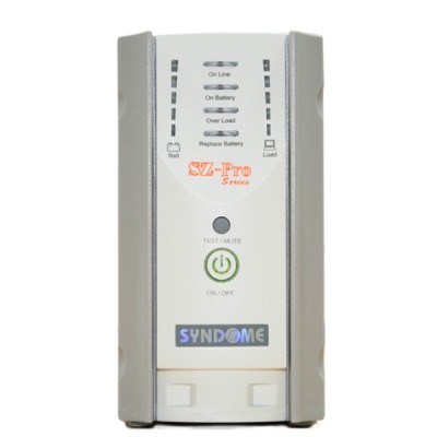 SYNDOME SZ-501 PRO UPS 500VA/400W, Line Interacitbe with Stabilizer, Universal Socket 4 Outlet (ส่งฟรีทั่วประเทศ)