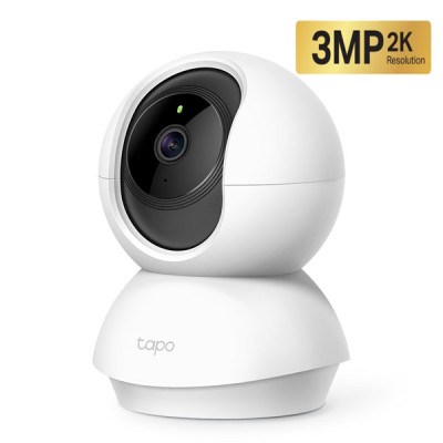 tp-link Tapo C210 3MP Indoor Pan/Tilt 2K Ultra-High-Definition Video Home Security Wi-Fi Camera, Two-Way Audio, IR LED (30 ft / 10 m)