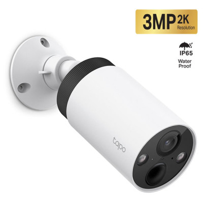 tp-link Tapo C420 3MP Smart Wire-Free Security Camera 2K High-Definition, Full-Color Night Vision, 2.4 GHz Wi-Fi, 850 nm IR LED up to 49 ft/15m, IP65 Water&Dust Resistant
