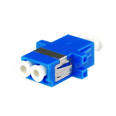 Link UF-0022DSM LC Duplex Fiber Optic Adapter, Single-mode Coupling, Ceramic Sleeve, PC Housing
