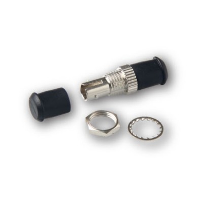 Link UF-0044 ST Fiber Optic Adapter, Multi-mode Coupling, PB Sleeve, Metal Housing