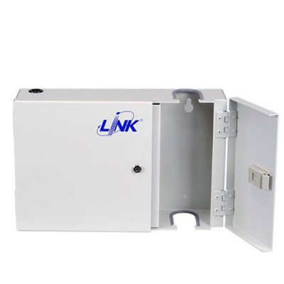 Link UF-2022A Fiber Optic Distribution Unit (FDU) 6-24F (2 Snap-In) Box Wall Mount, Unload