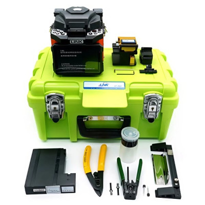 Link UF-2841B F.O. MINI ADVANCE FUSION SPLICER SET เครื่องเชื่อมต่อสายไฟเบอร์ออฟติก MINI