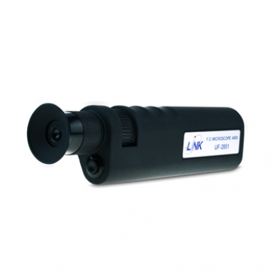 Link UF-2851 F.O. MICROSCOPE 400X w/ST,SC,FC & LC adapter (กล้องส่องหัว 400 เท่า ครบชุด)