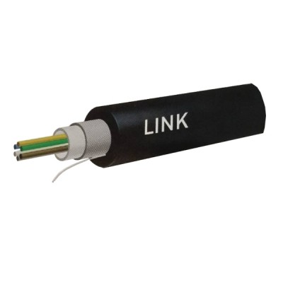 Link UFC3312 Fiber Optic 12 Core OM4 50/125 μm Multi-Mode Outdoor/Indoor Cable, All-Dielectric LSZH-FR