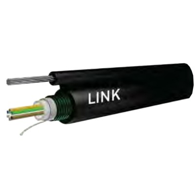 Link UFC9506DSA Fiber Optic 6 Core OS2 9/125 μm Single-Mode, Single Tube, Stranded Drop Wire, Armored