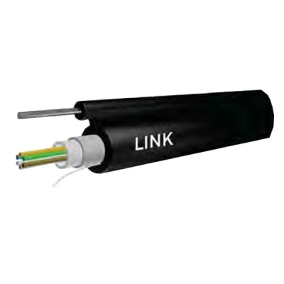 Link UFC9504OI Fiber Optic 4 Core OS2 9/125 μm Single-Mode Outdoor/Indoor Cable, Drop Wire, LSZH-FR