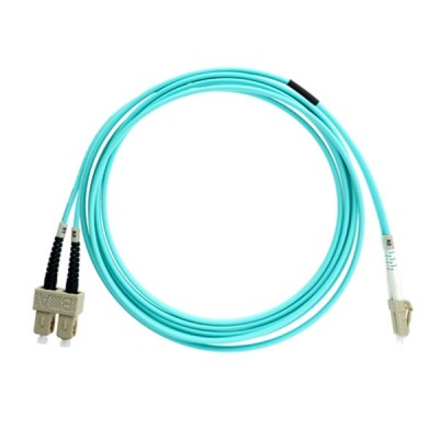 Link UFP362D31-05 Fiber Optic SC-LC Patch Cord OM4, Duplex Multi-mode, (3.0 mm Jacket)/UPC-UPC, Lengths 5 m. 