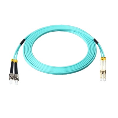Link UFP442D31-03  Fiber Optic ST-LC Patch Cord OM3, Duplex Multi-mode, (3.0 mm Jacket)/UPC-UPC, Lengths 3 m. 