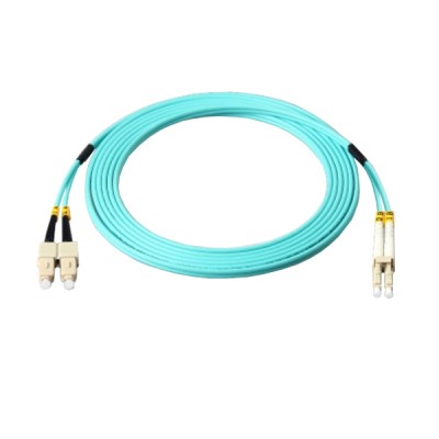 Link UFP462D31-03  Fiber Optic SC-LC Patch Cord OM3, Duplex Multi-mode, (3.0 mm Jacket)/UPC-UPC, Lengths 3 m. 