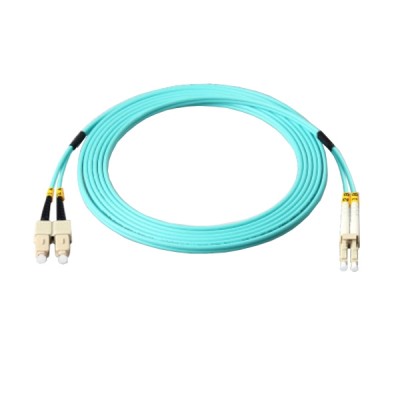 Link UFP462D31-05 Fiber Optic SC-LC Patch Cord OM3, Duplex Multi-mode, (3.0 mm Jacket)/UPC-UPC, Lengths 5 m. 