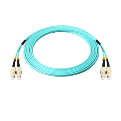 Link UFP466D31-05  Fiber Optic SC-SC Patch Cord OM3, Duplex Multi-mode, (3.0 mm Jacket)/UPC-UPC, Lengths 5 m. 