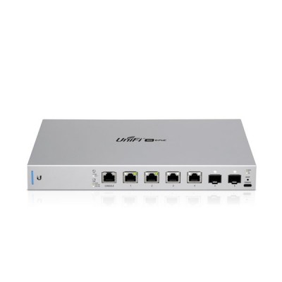 Ubiquiti Unifi Switch US-XG-6POE L2/L3 Managed Gigabit POE Gigabit Switch 6 Ports + 2 Port 10G SFP+, IEEE802.3bt PoE++ 4 Port, Up to 60W PoE power/port