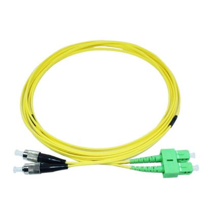 Link UFP968D36-05 Fiber Optic SC-FC Patch Cord OS2 9/125 μm, Duplex Single-mode, (3.0 mm Jacket)/UPC-APC, Lengths 5 m. 