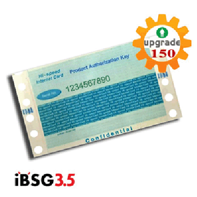 iBSG 3.5_150 Add on iBSG3.5 Enterprise, L3 Authentication, 150 User Concurrent Upgrad License for Software and THE BOX