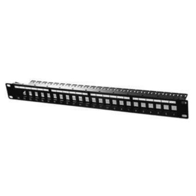 Link US-3001 Unload Patch Panel 24 Port (1U) w/lable, Support 