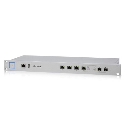 Ubiquiti USG‑PRO‑4 (UniFi Security Gateway Pro 4) Enterprise Gateway Router, 2-Port Gigabit RJ45/SFP WAN Combination and 2-Port Gigabit RJ45 LAN 