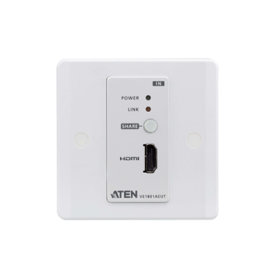 ATEN VE1801AEUT HDMI HDBaseT-Lite Transmitter with EU Wall Plate / PoH