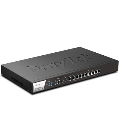 Draytek Vigor3910 Multi WAN Router 10G High-Performance Up to 8 WAN Load-Balancing VPN Concentrator, Quad-Core Powerful Enterprise Gateway