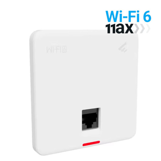 Huawei eKitEngine AP160 Wall-Plate Wireless Access Point 802.11ax 1.775Gbps, Dual-radio 2.4/5GHz, Smart antenna, Huawei eKit app Cloud Managed, PoE input (802.3af)