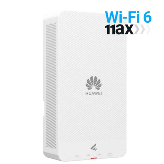 Huawei eKitEngine AP266 AX3000 Dual-Band 5-Port Wi-Fi 6 Wall Plate Wireless Access Point Make SME Network Easier and Smarter , 1 Port PoE input (802.3af) + 4 x 10M/100M/GE