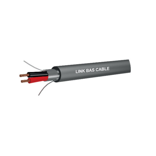 Link CB-0318AA-1 BAS Control Cable Tinned Copper Twisted Pair Shield TC 2C 18 AWG, 1 Pair Individual Electronic Cable (100M/Reel)