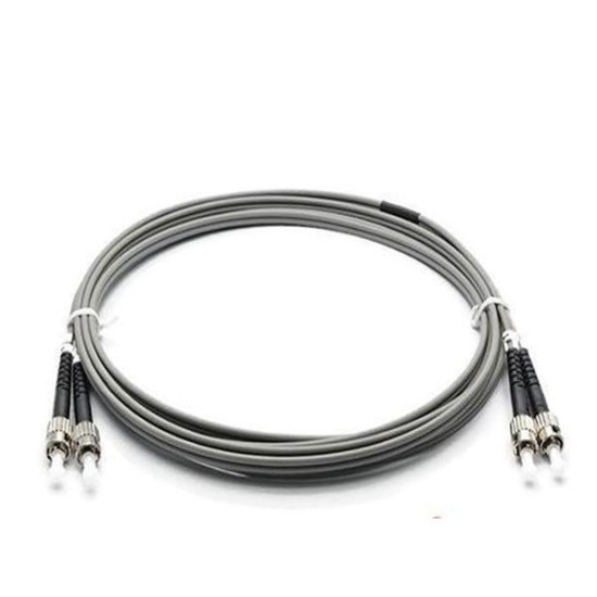 Link UFP544D21-05 Fiber Optic ST-ST Patch Cord OM2, Duplex Multi-mode, (2.0 mm Jacket)/UPC-UPC, Lengths 5 m.