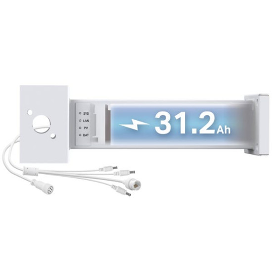 tp-link VIGI PS30 Solar System Controller Removable Battery without Solar Panel Intelligent Auxiliary Heating Technology Maximum Power Point Tracking (MPPT) Battery IP66 