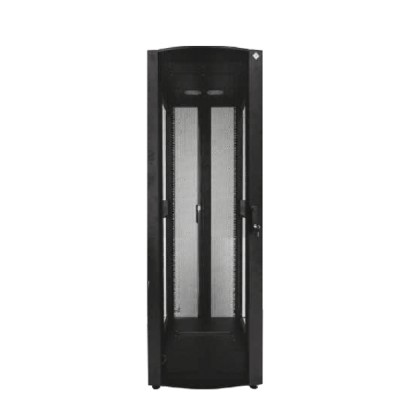 19" GERMANY G8N-60842B New Data Center Rack 42U (W60xD80xH205cm.) Single Front Curve Perforate Door