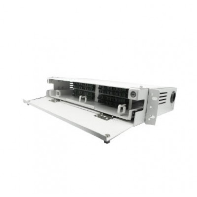 Link UF-4084A FDU SLIDE 24- 48Core, Slide w/Cover, Rack Mount, w/Tray & Acc, Unload, Not Include F.O. Adapter Plate