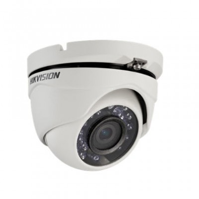 HIKVISION DS-2CE56D0T-IRMF(C) Analog Turret Camera 2M, HD 1080P, Day/Night 25m ICR, Water proof and Dust resistant IP67, Indoor/Outdoor