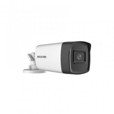 HIKVISION DS-2CE17H0T-ITFS Analog Bullet Camera 5M high quality imaging , 40m smart IR bright night imaging, BUILT-IN MIC High quality audio, Water proof and Dust resistant IP67