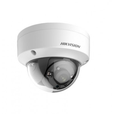 HIKVISION DS-2CE57H0T-VPITE(C) Analog Dome vandal Camera 5M CMOS Image Sensor,  IR 20m bright night imaging, Water and Dust resistant IP67