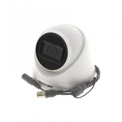 HIKVISION DS-2CE78H0T-IT3F(C) Analog Turret Camera 2.8mm, 3.6mm fixed focal lens, 5M CMOS high quality imaging, 40m IR distance, Water proof and Dust resistant IP67