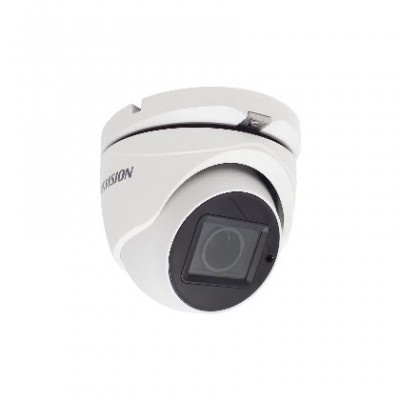 HIKVISION DS-2CE79H0T-IT3ZF(C) Analog Turret Camera 2.7mm to 13.5mm motorized varifocal lens,  5M CMOS high quality imaging, 40m IR distance, Water proof and Dust resistant IP67
