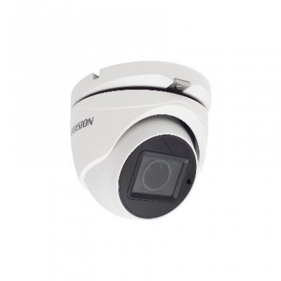 HIKVISION DS-2CE79H8T-AIT3ZF Analog Ultra-Low Light, 2.7mm - 13.5mm Motorized Varifocal Turret Camera,  5MP high performance CMOS, 2560 × 1944 resolution, 130db true WDR, up to 60m smart IR distance, Water resistant IP67