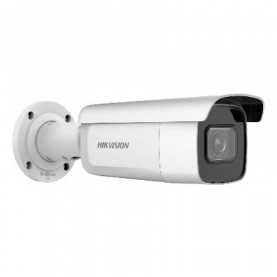 Hikvision DS-2CD2643G2-IZS Motorized 4MP AcuSense Bullet Network Camera, Varifocal motorized lens, 2.8 - 12mm, Resolution 2688 × 1520  Smart Human/Vehicle Detection Targets, H.265+ Compression Technology,  SD Card Slot up to 256GB,  Water and dust resista