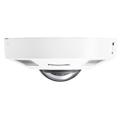 i-PRO (Panasonic) WV-S4576L 12MP Sensor IR Outdoor 360 Fisheye Network Camera with AI engine, 1x Zoom, H.265, Built-in IR LED, IK10, IP66								