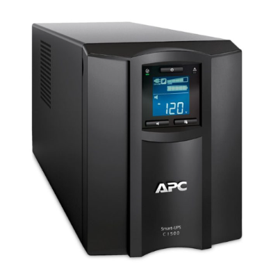 APC SMC1500IC APC Smart-UPS C, Line Interactive, 1500VA, 900 Watt Tower, 230V, 8x IEC C13 outlets, SmartConnect port, USB and Serial communication, AVR, Graphic LCD