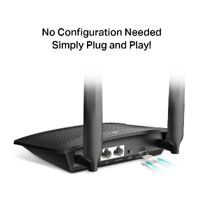 tp-link TL-MR100 Wireless N300 4G LTE Router with SIM card slot								 								