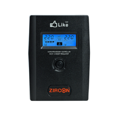 ZIRCON Like 1000VA/500W Zircon Line Interactive UPS LIKE 1000VA/500  Digital Display (Tower type)