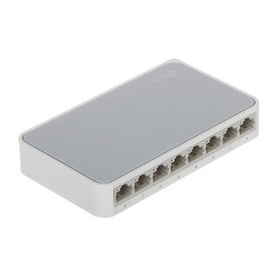 tp-link TL-SF1008D 8-Port 10/100Mbps Desktop Switch, Fast Ethernet Wired Network Expansion Solution 