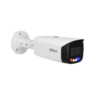 Dahua DH-IPC-HFW3249T1P-AS-PV 2MP Full-color Active Deterrence Fixed-focal Bullet WizSense Network Camera, Two way Audio, Flashlight alarm