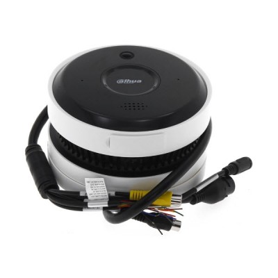 Dahua HY-SAV849HA-E 5MP WizMind IR Fisheye Network CAMERA, AI-fire Smoke Sensing Detection, Built-in Mic 