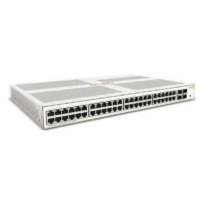 Aruba Instant On 1930 48G 4SFP/SFP+ Switch (JL685A) L2-Managed 48 Port Gigabit 100/1000Mbps Switch, 4 Port SFP 1GbE, Advanced features, Smart-managed, keeping your business data safe 