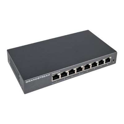 Grandstream GWN7701P POE Unmanaged Gigabit Switch 8 Ports 10/100/1000 Mbps RJ45, 4 ports POE plug-and-play