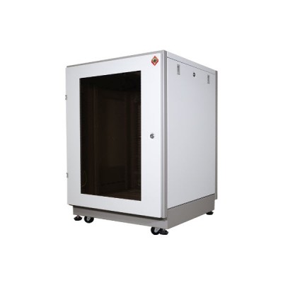 19" GERMANY G3N-60615 New Export Cabinet Rack 15U (60x60x85cm) Two-Tone White-Gray