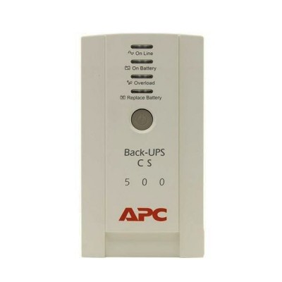APC BK500EI UPS Back CS Uninterruptible Power Supply (300W/500VA), Surge Protection