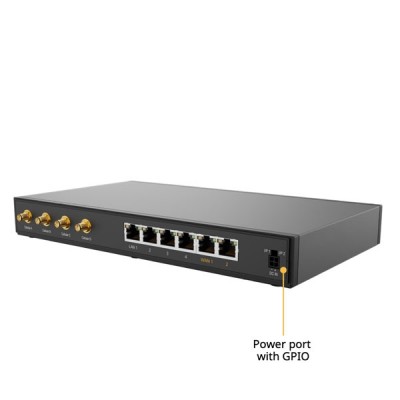 Peplink B One 5G (B-ONE-5GN-T-PRM) Built-in 5G/LTE Gateway, Dual-WAN VPN Router, 2 Gigabit WAN port and 4 Gigabit LAN port, WiFi-6 Dual-Band, Throughput 1Gbps, Load Balancing/VPN/Firewall/InControl2 Support