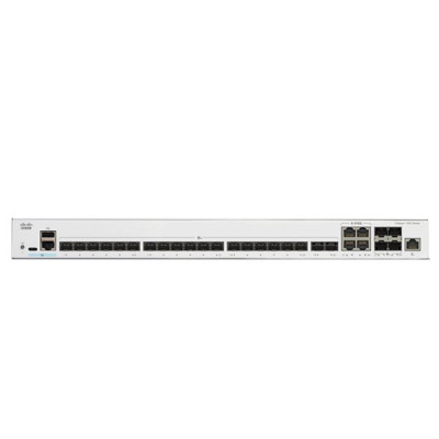 Cisco C1300-24XS Catalyst 1300 20-Port SFP+, 4x 10G Combo (4x RJ-45 + 4x Copper/SFP+), 1x GE OOB Management Port, Rack-mountable